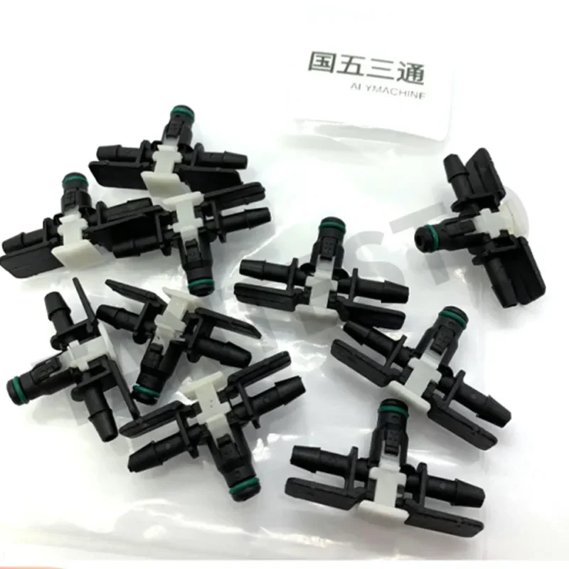 Return Oil Joint For Yunnei National Five Injector Return Oil Joint Two-way Three-way Repair Small Accessories