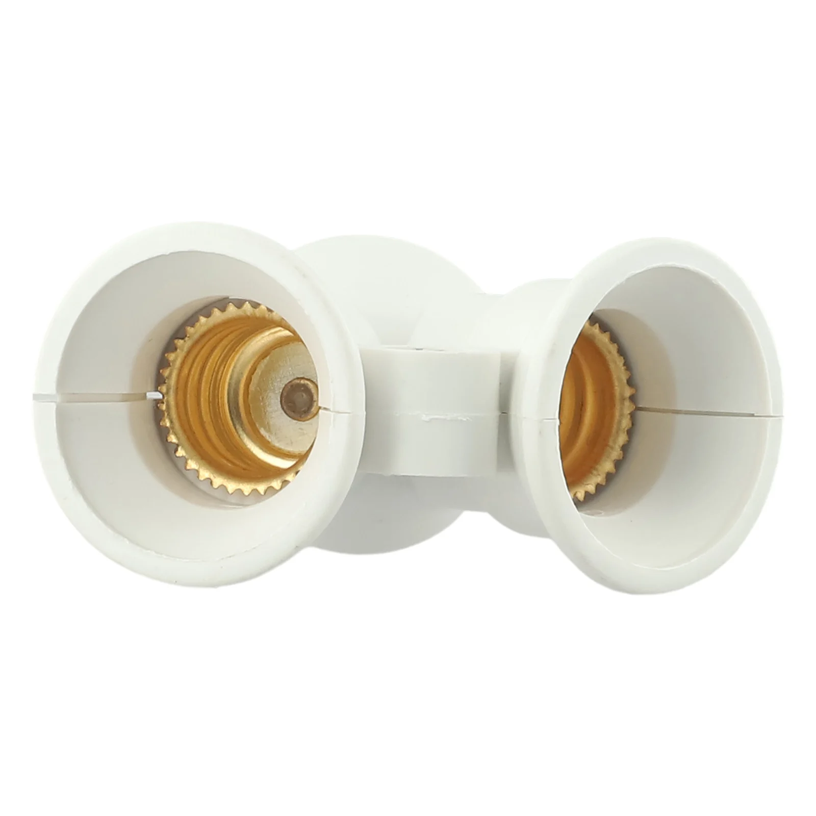 White Lighting Accessories Attachment Adjustable Base Socket Lamp holder Ceiling Rotatable PBT E14 Light Splitter