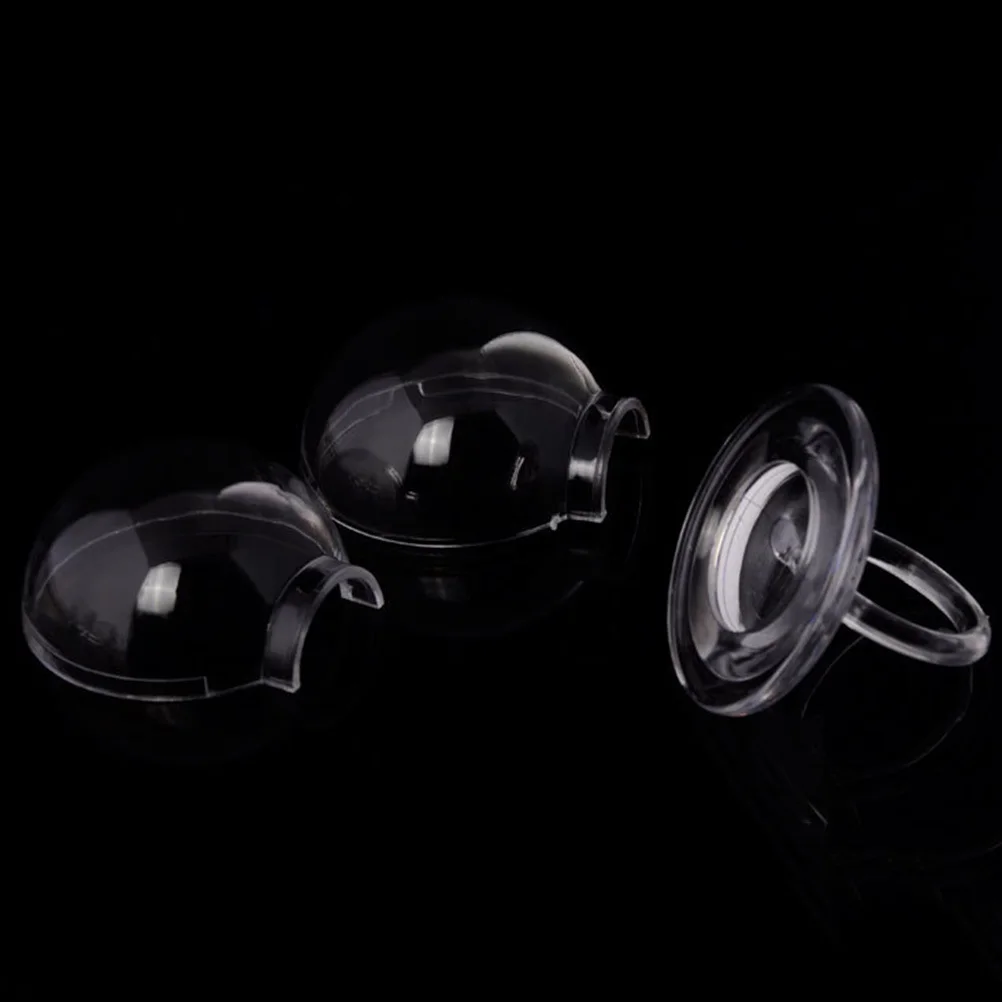 

24Pcs Transparent Candy Box Pacifier Shape Plastic Containers Party Favor Holders Wedding Baby Shower Birthday Treat Storage