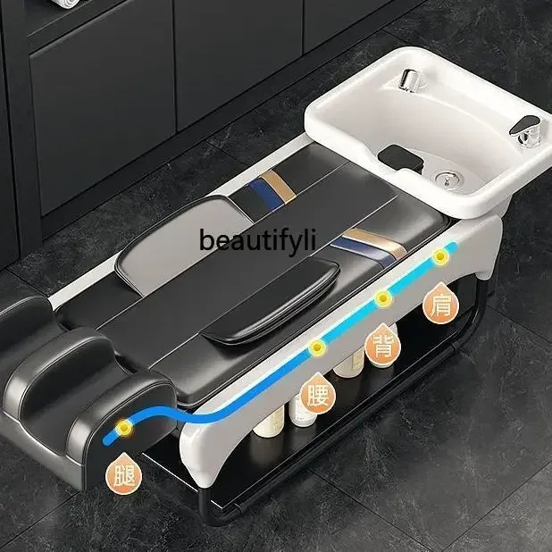 X  f4567Automatic intelligent massage shampoo bed, electric, multi-function hair salon, flush bed