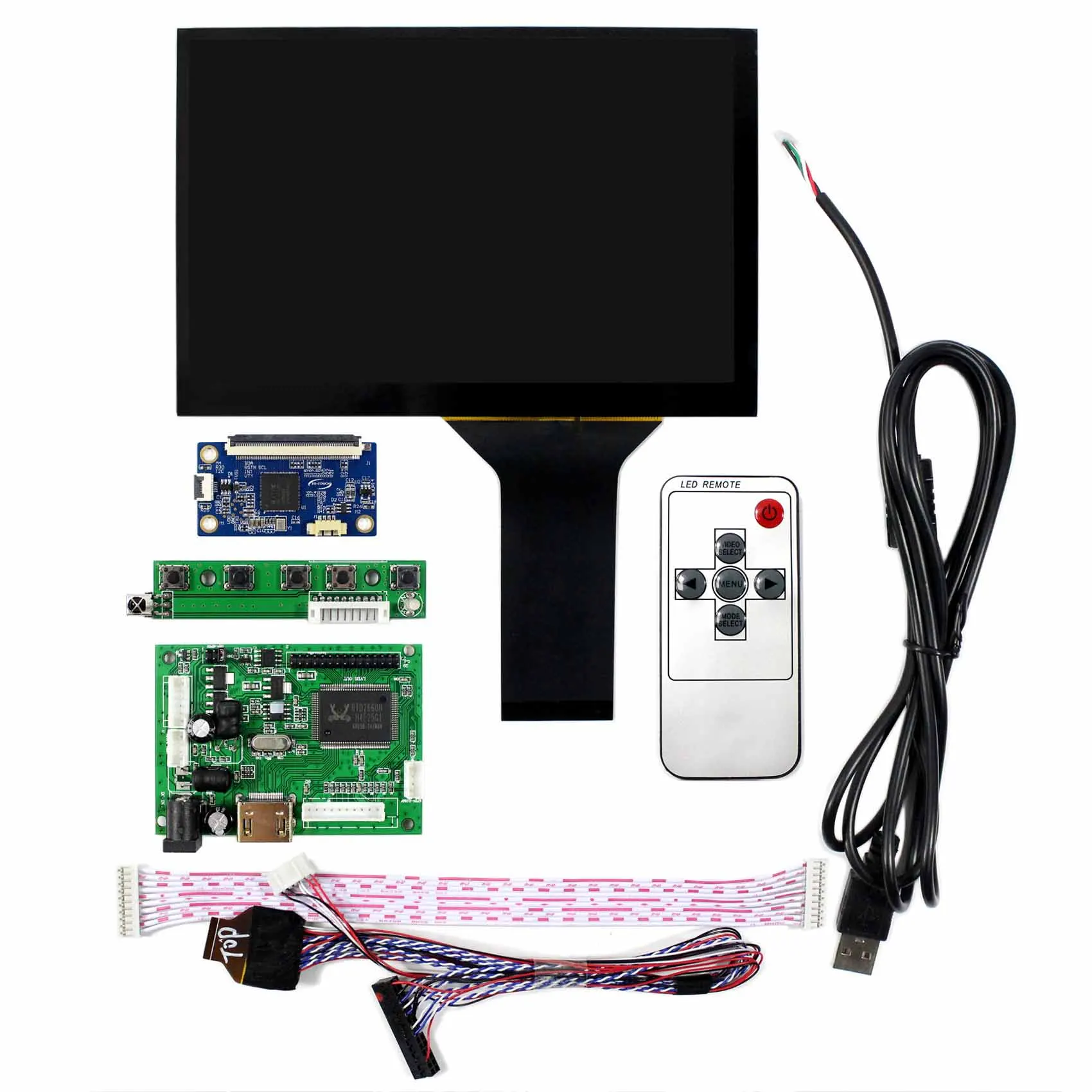 N070ICG-LD1 7inch LCD Screen Capacitive Touch Panel 1280X800 Resolution VS070TC02-B1 HD MI LCD Controller Board