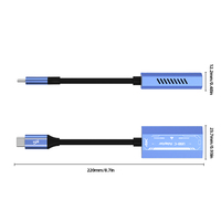 4K@60Hz USB-C To Type C Cable Converter PD3.0 for XREAL/Rokid Air AR Glasses for Samsung S22/S23 for Switch/Steam Deck /ROG Ally