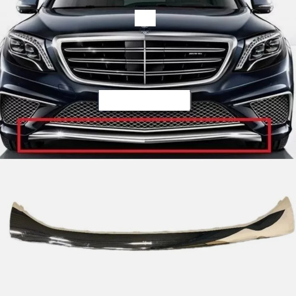 

Front Bumper Grill Lower Molding Trim Chrome 2228852521 For Mercedes BenzS-Class W222 S63