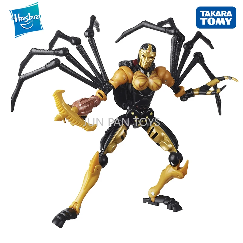 Takara Tomy Hasbro Transformers Generations Blackarachnia War for Cybertron Kingdom Deluxe Class Wfc-K5 figura de acción juguetes Dino