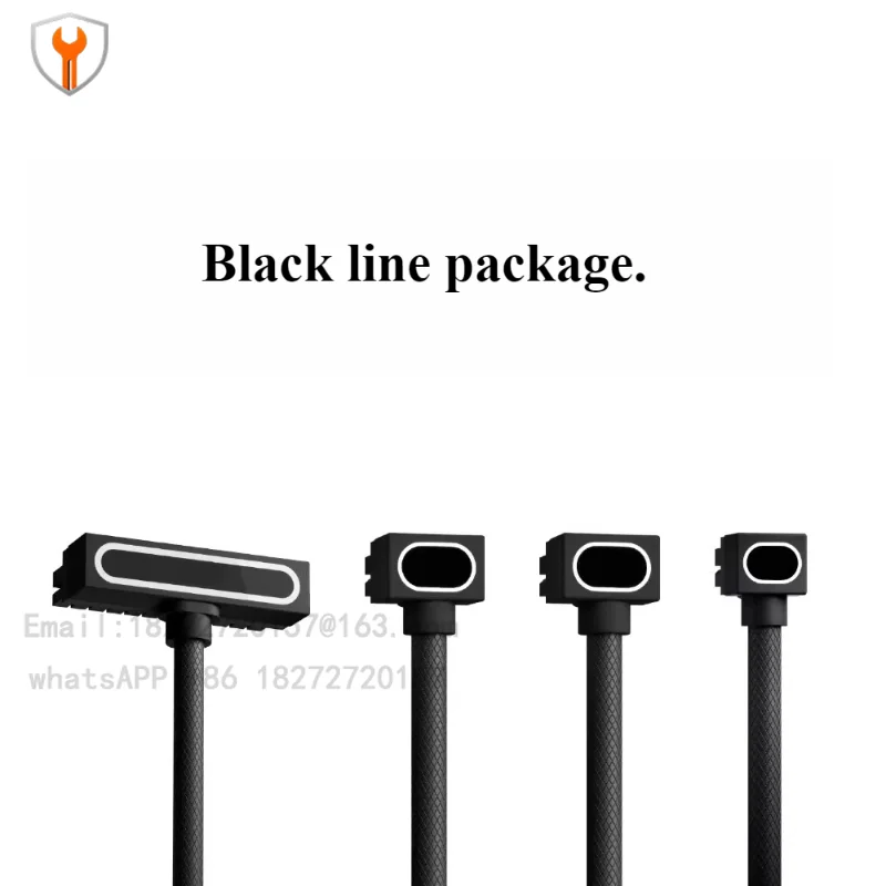 Side out 24PIN desktop computer graphics card power extension cable ARGB Shenguang synchronization