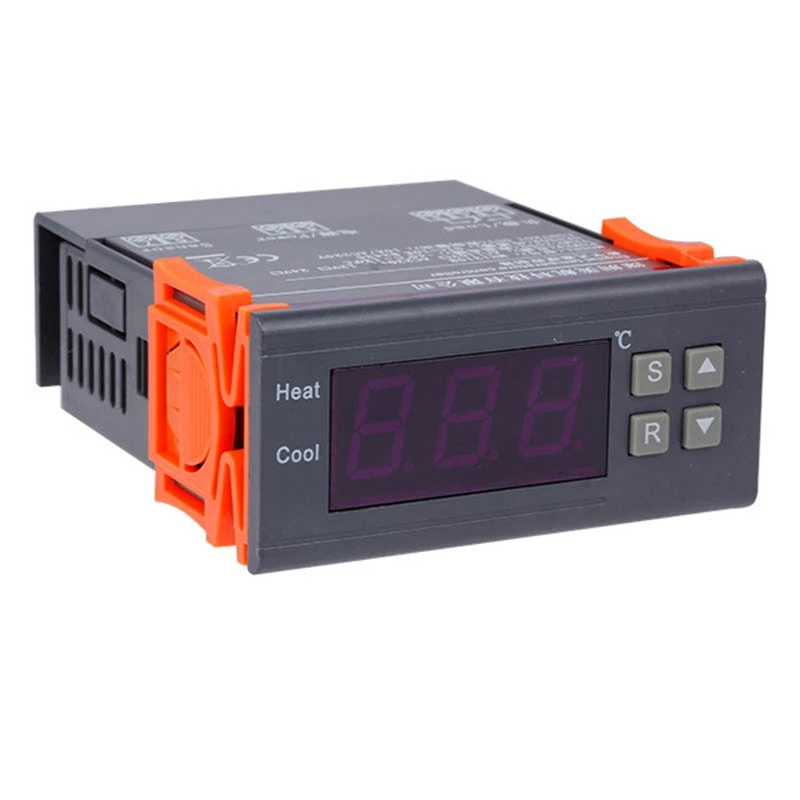 

Digital Temperature Controller -40 To 120 Degrees Alarm Function Electronic Thermostat With Heater And Cooler