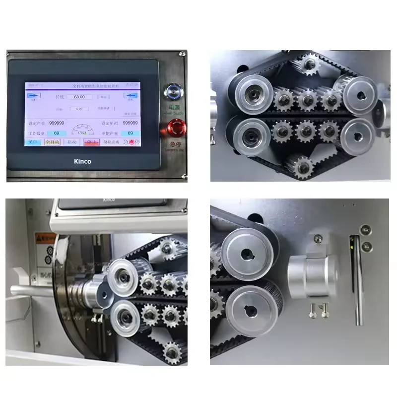 Full Automatic corrugated pipe cut split processing equipment  PVC pipe shrinkable sleeve cutter equipment machine