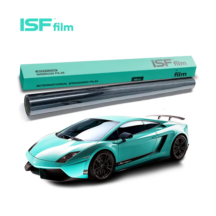 

Manufacturer ISF Solar Automotive Roll Protective Wrap Solar Glass Window Auto Sunshade Tint Film For Car