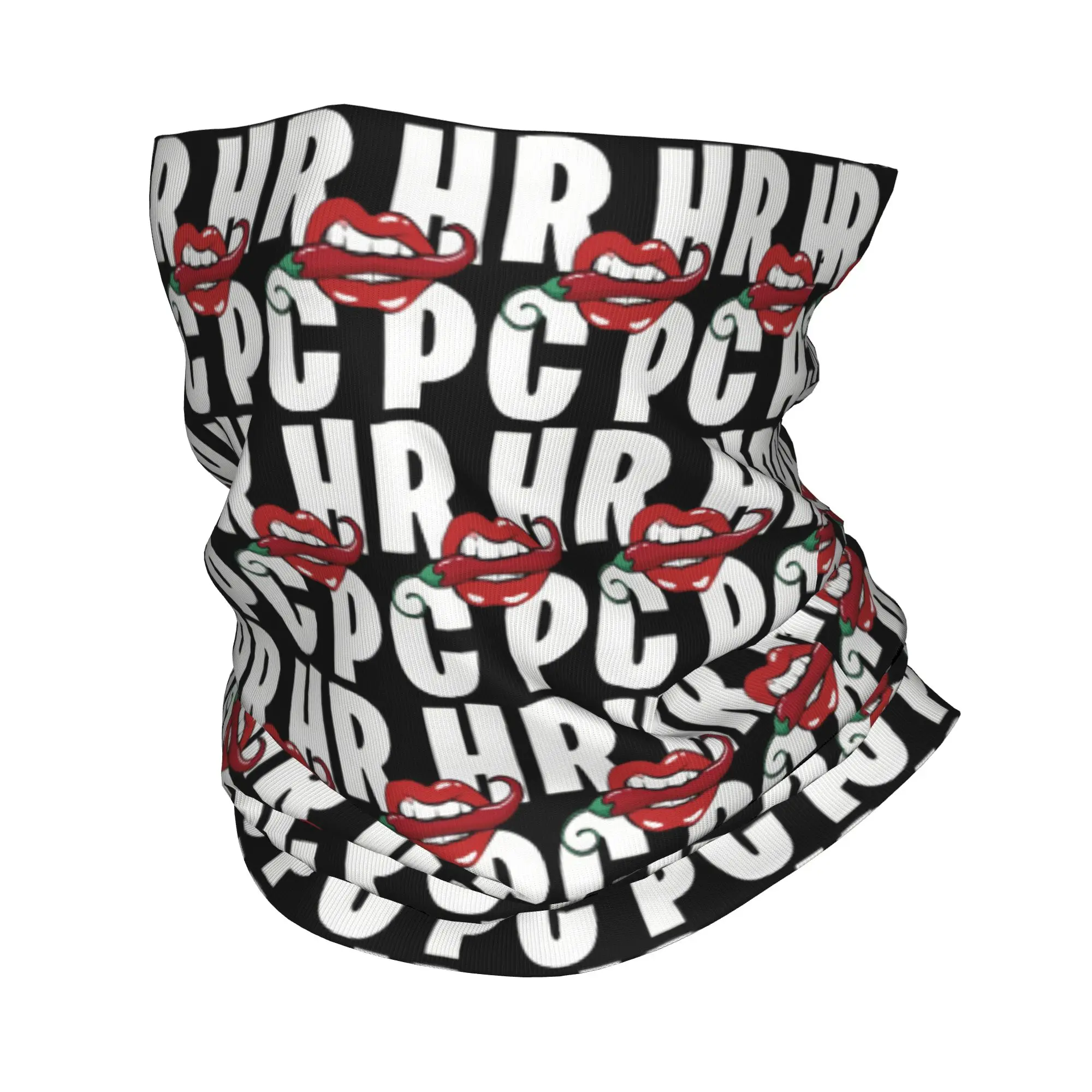 

Пользовательские красные горячие перцы чили рок-группа бандана для шеи теплые женские и мужские зимние походные лыжные шарфы гетры крышка для лица