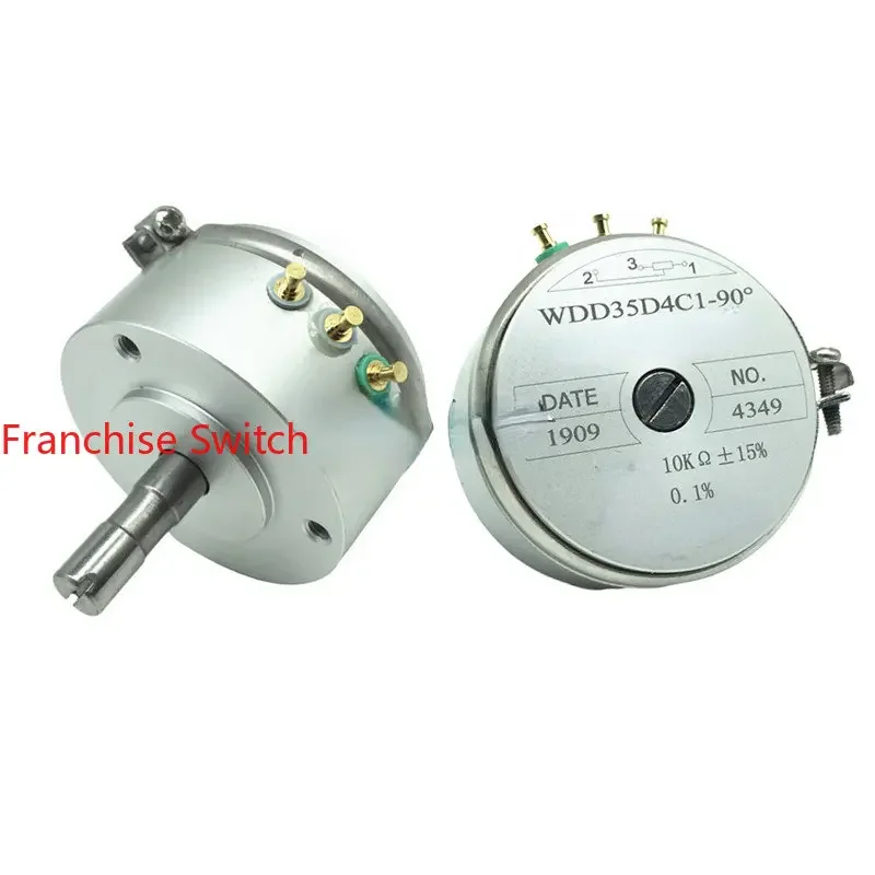 Conductive Plastic Potentiometer WDD35D4C1-90° 10K 90° Effective Angle Displacement Sensor