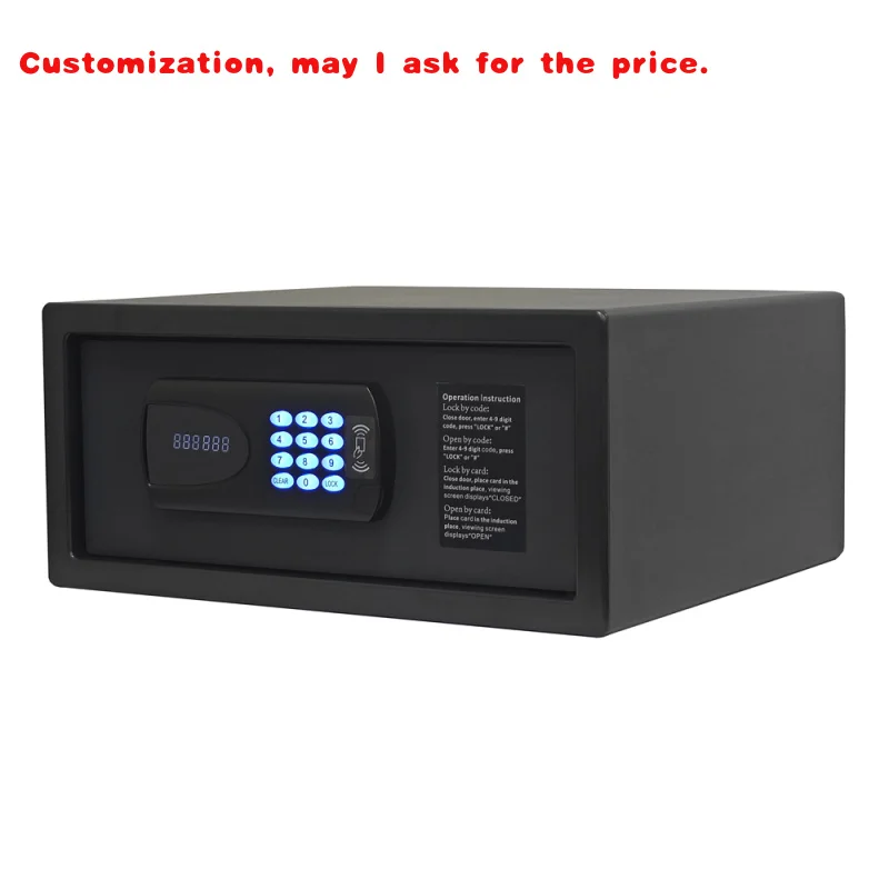 

на заказ.TTlock App Management Стальной пароль Сейф для использования в отеле, квартире, офисе