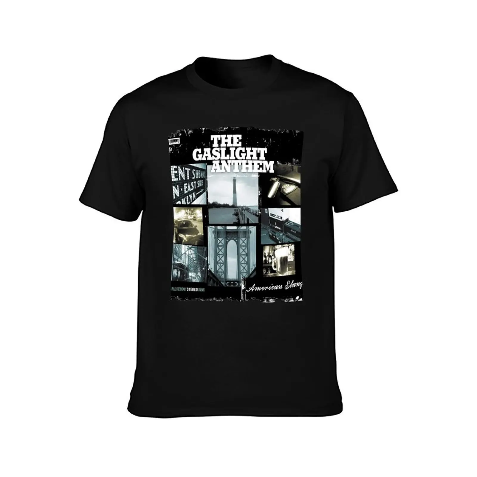 Copy of The Gaslight Anthem-“American Slang’’ T-Shirt Large Size Breathable Tee T-Shirt