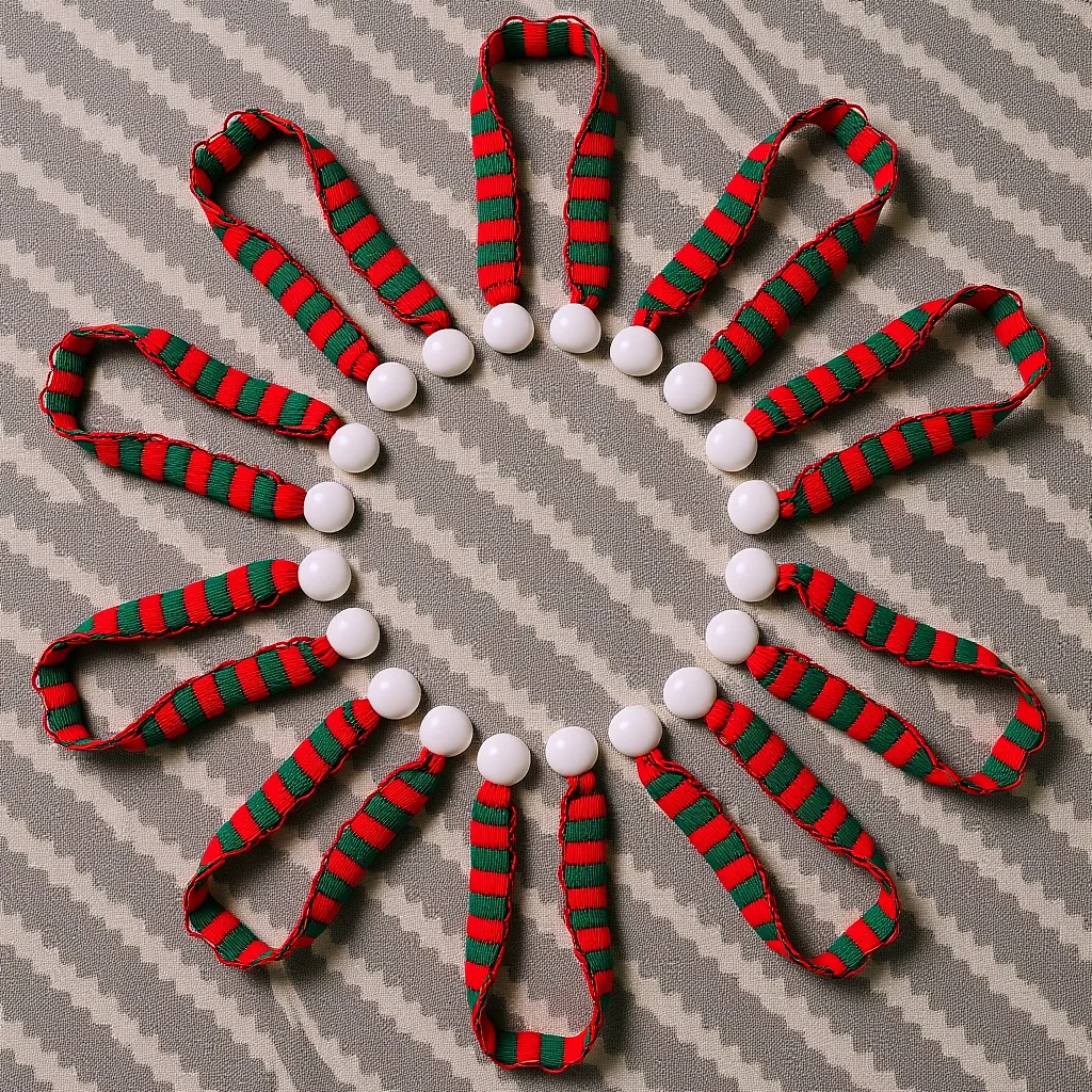 

10pcs 1X23Cm Knitted Scarf Red Green Mini Christmas Decor For Wine Bottle Pet Xmas Party Home Decoration Accessory