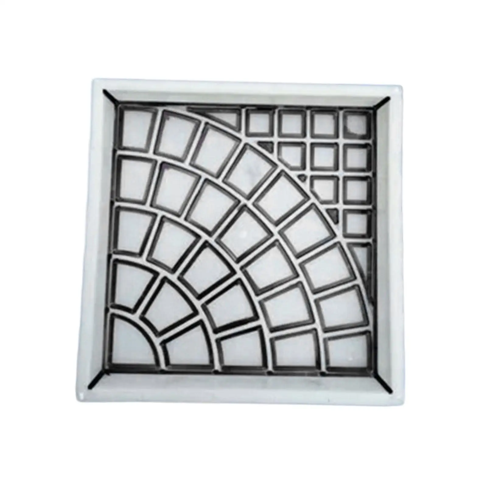 Decorative Stone Concrete Maker Tray PP Synthetic Brick Mold DIY Stepping Stone for Landscaping Garden Paths