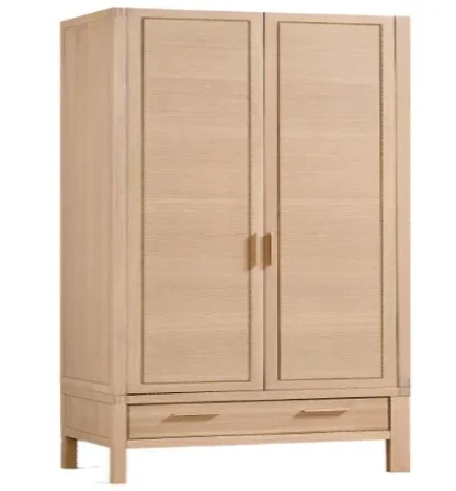 

Bedroom Couple Furniture Storage Elegant Solid Wood Modern Home Wooden Luxury High-end Hotel Wardrobe Closet