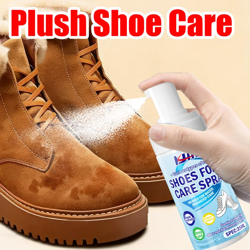 KJM Shoe & Car Leather Foam Cleaner, Quick No-Water Cleaning Formula for Sneakers, Boots and Upholstery, Stain Removal
