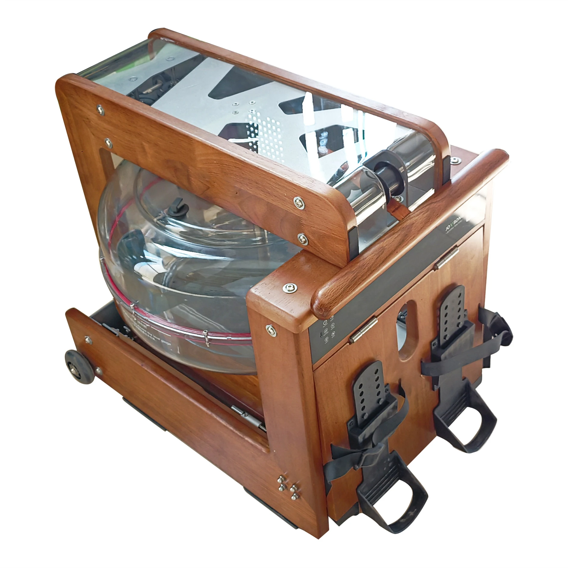 

Домашний фитнес-тренажер: Складной деревянный гребной тренажер