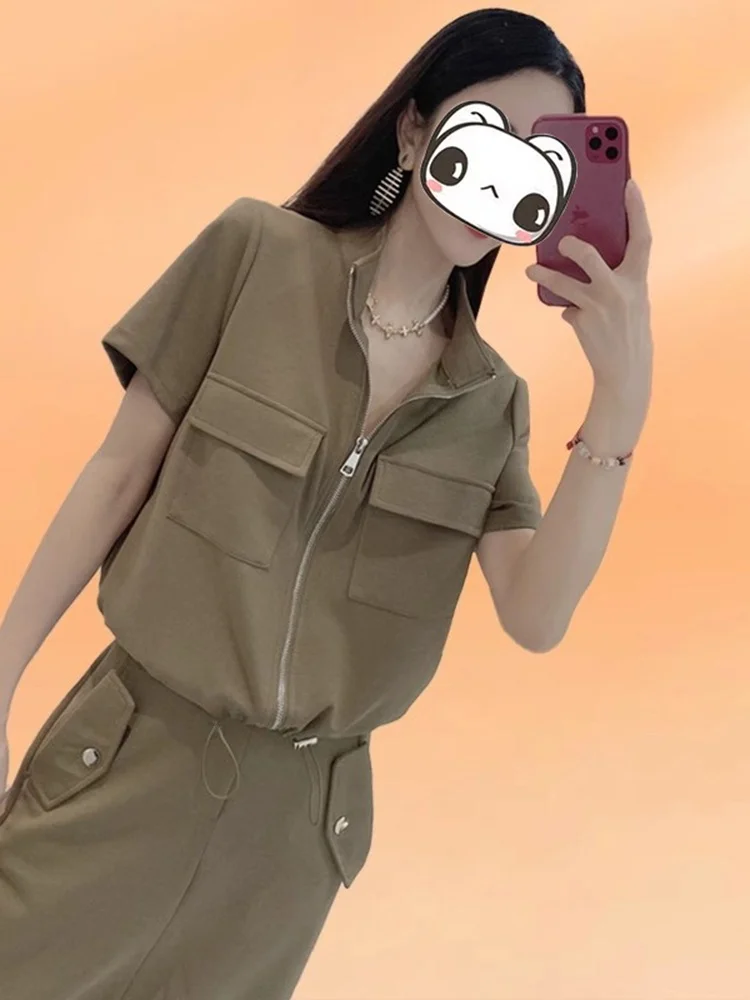 

Faionable Loose Workwear Set Women's High Waist Slim Straight Skirt Anti-Aging Two-Piece Suit Summer 2025 New Arrival