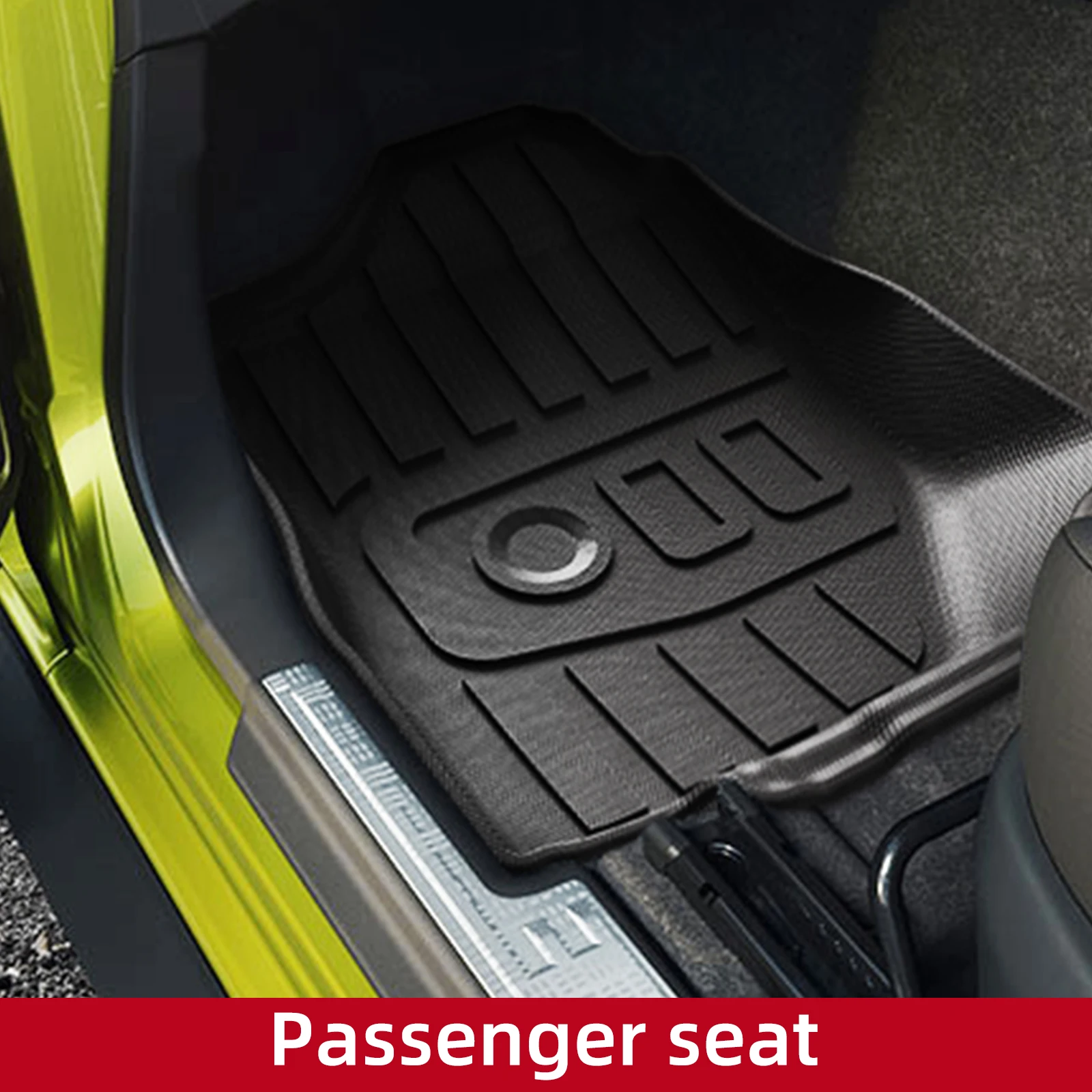 Right Drive for Suzuki Jimny 2019-2023 Fuel All-weather Floor Mats Liner TPE 3D Foot Pad Automotive Interior Accessories Black
