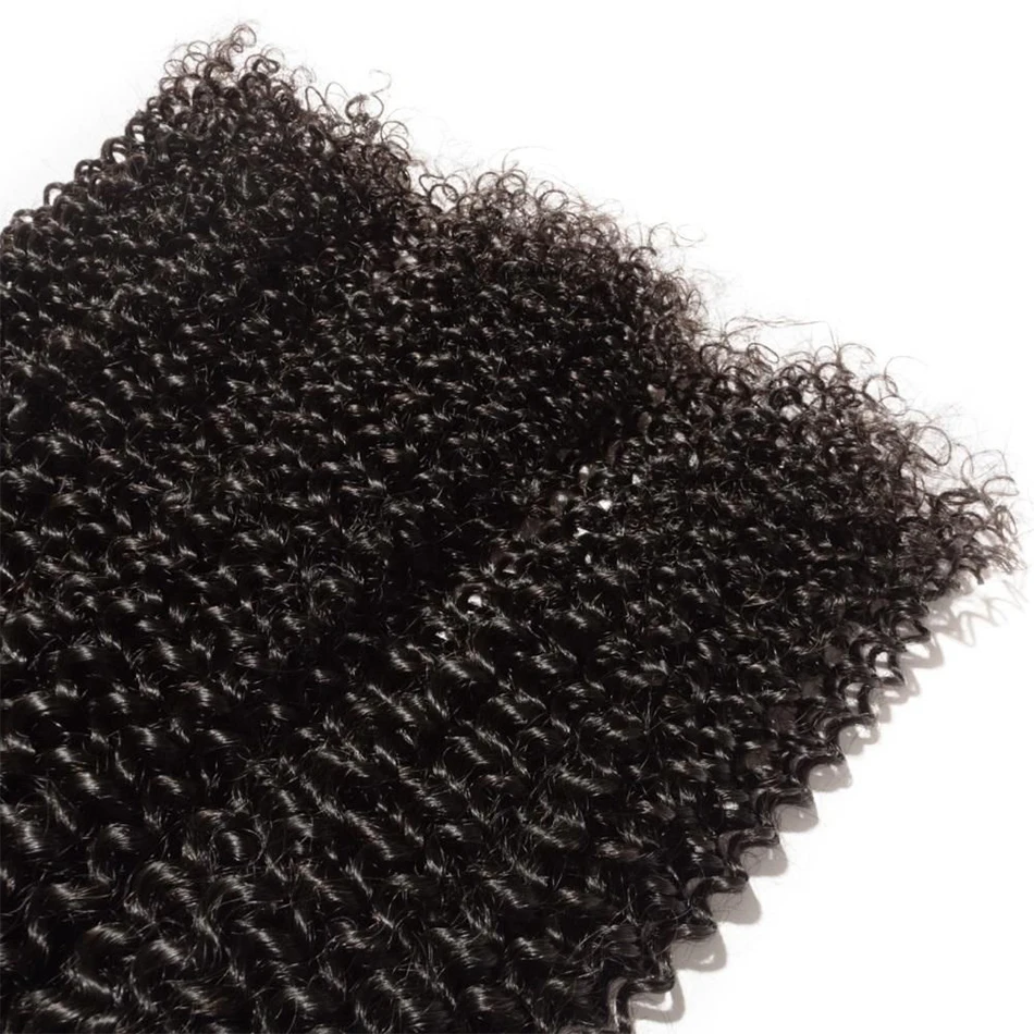 Raw Indian Kinky Curly 3 4 Bundle Deals 100% Remy Human Hair Kinky Curly Bundles 95G 8-32 Inch Natural Hair Extension Jerry Curl