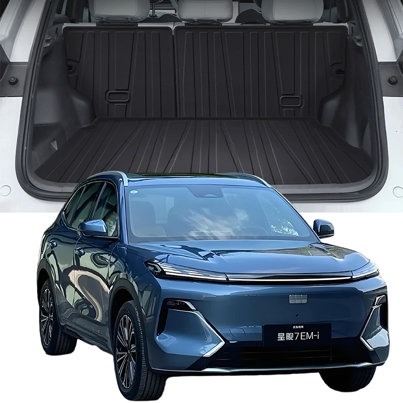 

Upgrade TPE Car Rear Trunk Mats Storage Pads Cargo Tray Dustproof Waterproof Protecion Cushion For GEELY eMAS7 PHEV EM-i 2025