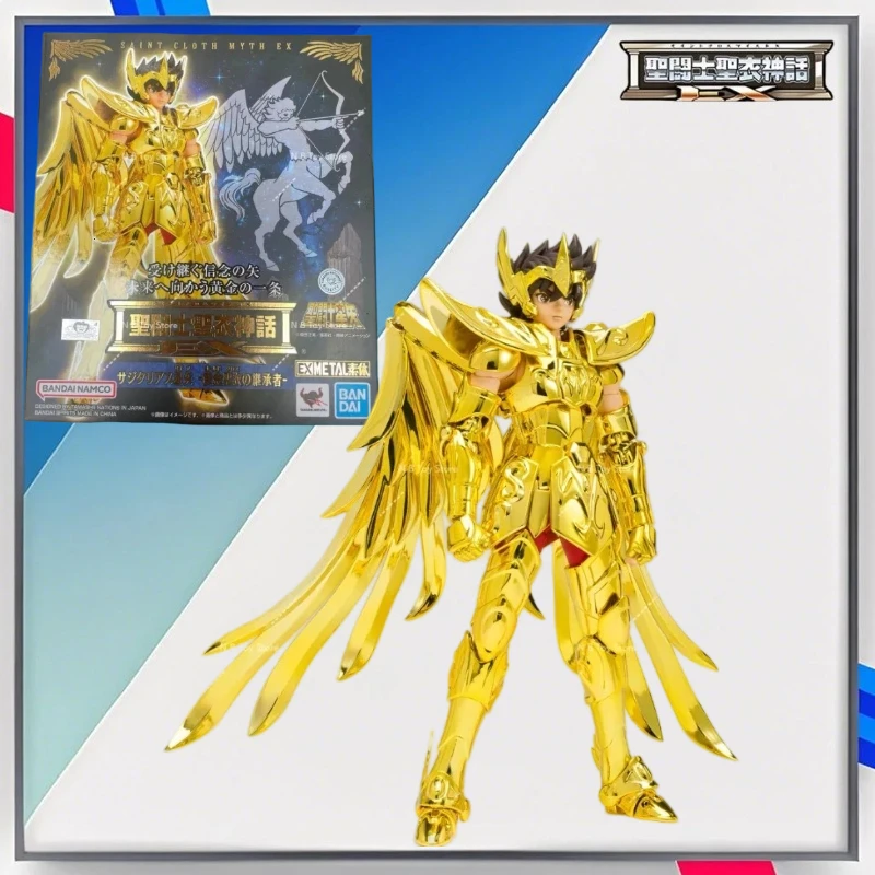 

In Stock Saint Seiya Bandai Saint Clothes Myth EX Gold Sagittarius Seiya Collection Gifts Toys