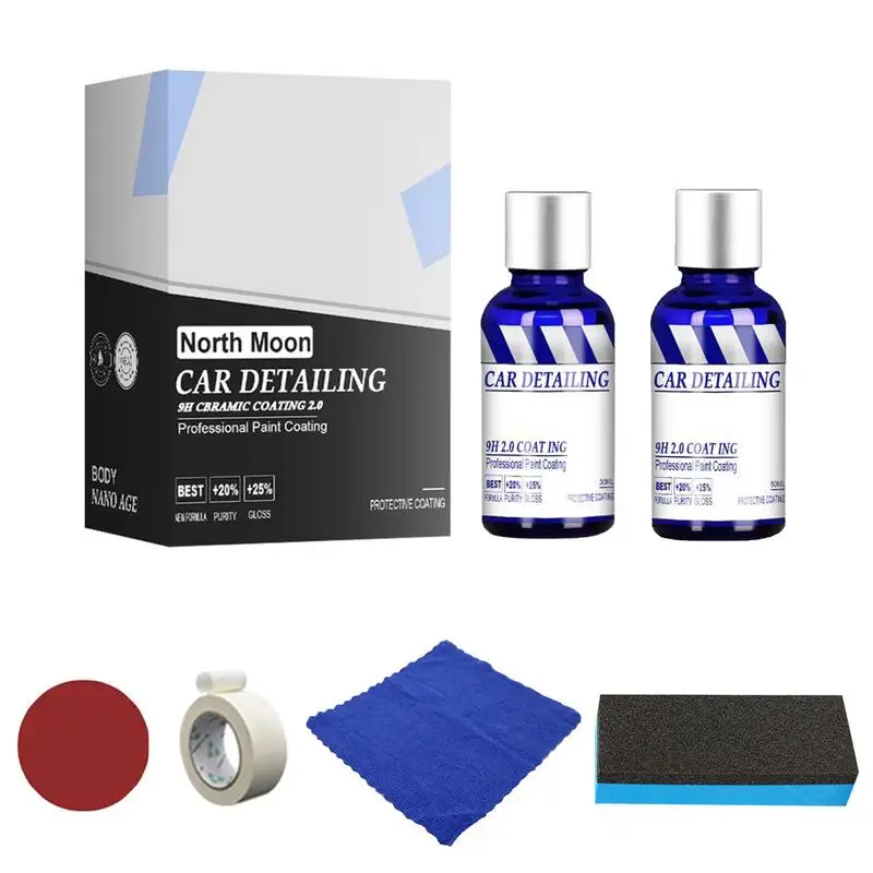 

Car Liquid Ceramic Coating Super Hydrophobic Nano Coating Agent Protective Car Polish Wax Car Anti Scratches Polishing Kit