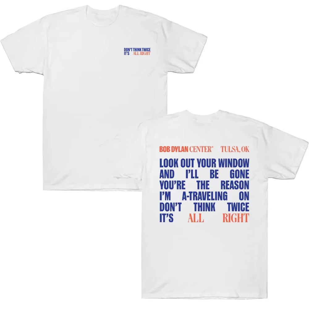 Don't Think Twice Graphic Print T-Shirt Men Women MGK Times of My Life Shirt Tee for Fan Gift Oversized Streetwear Fashion Top