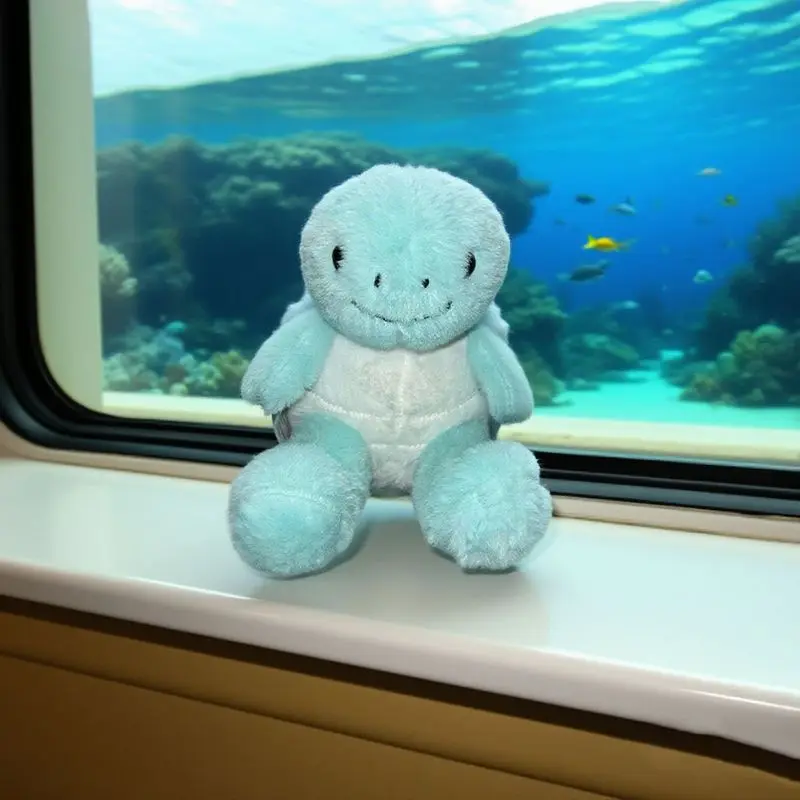 24*20 センチメートルぬいぐるみカメのおもちゃかわいいシアン動物ぬいぐるみ漫画のおもちゃ男の子女の子の誕生日クリスマスギフト