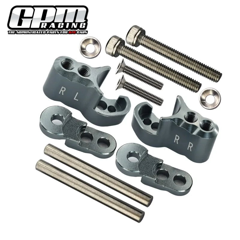 GPM Aluminium hintere verstellbare Stoßdämpferhalterung für TRAXXAS 1/5 X-MAXX Monster Truck