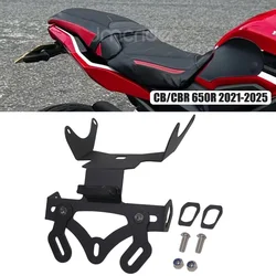 CB/CBR 650R Motorcycle License Plate Holder Tail Light Bracket Tidy Fender Eliminator For Honda CB650R CBR650R 2021-2025
