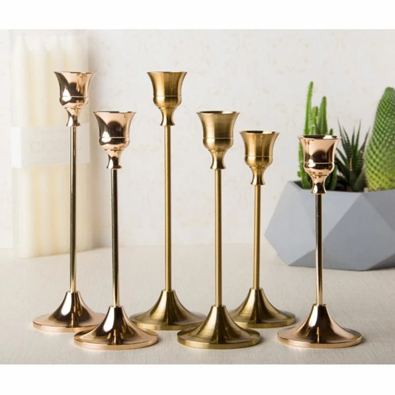 3pcs/set Metal Candelabra Holder Wedding Table Centerpieces Stand Candelabrum Desktop Home Decoration high quality