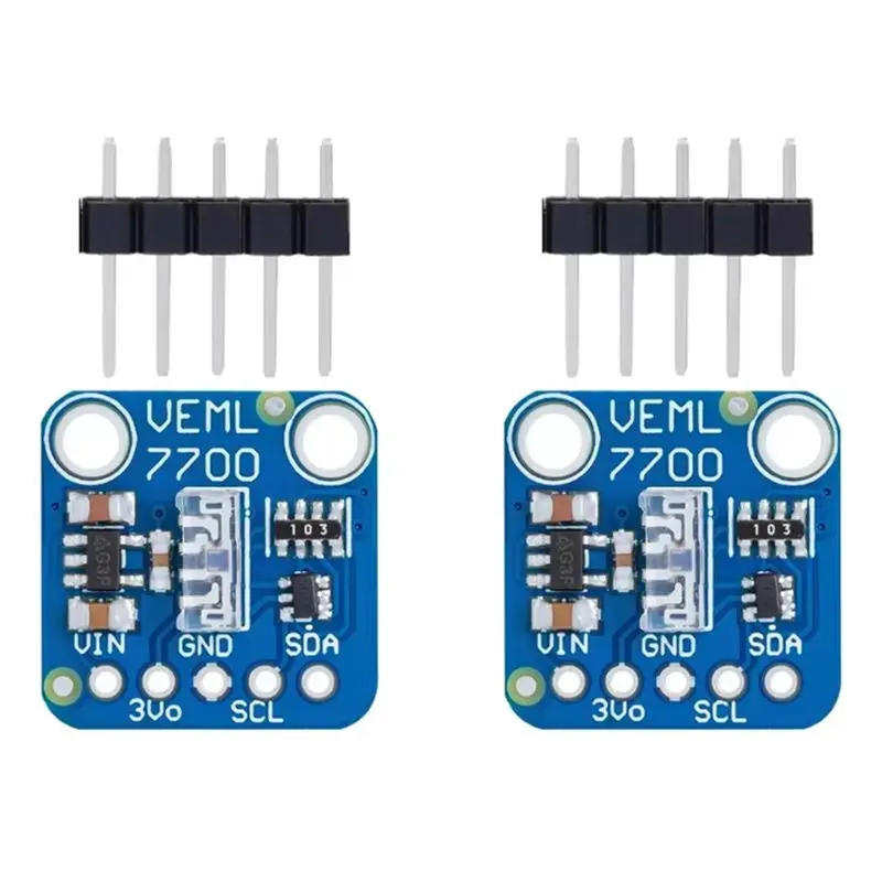 【A08I】VEML7700 2PCS Ambient Light Sensor Module 120K Lux I2C Interface Light Measuring Sensor Board For Arduino Raspberry Pi
