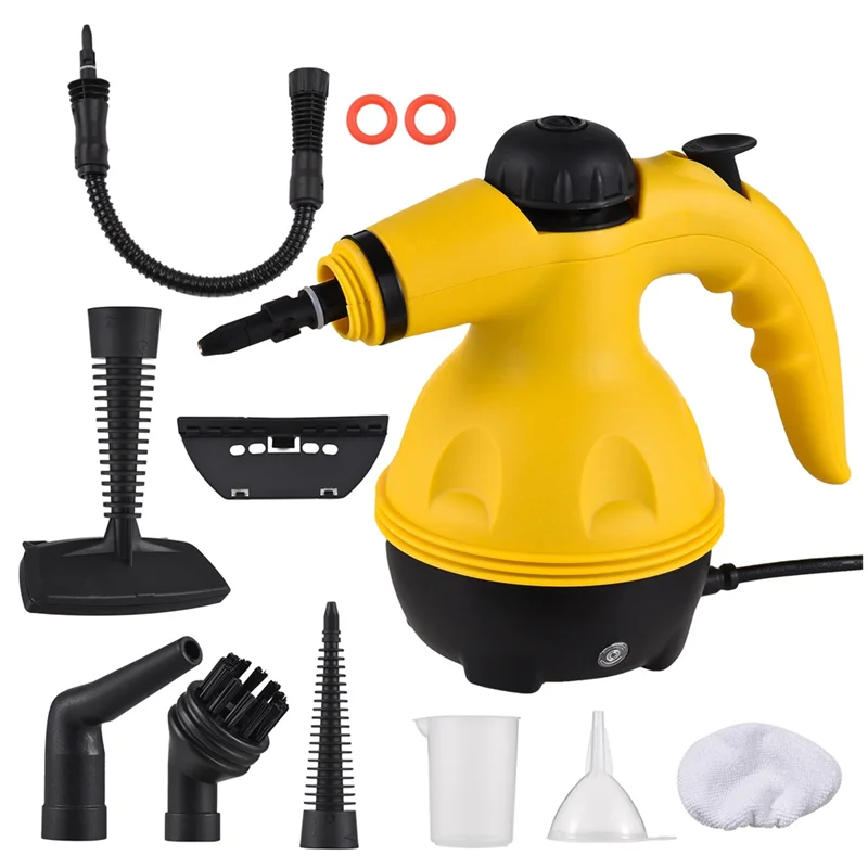 A59E- منظف بخار محمول متعدد الأغراض، منظف بخار مضغوط محمول للأريكة والملابس ومقاعد السيارة