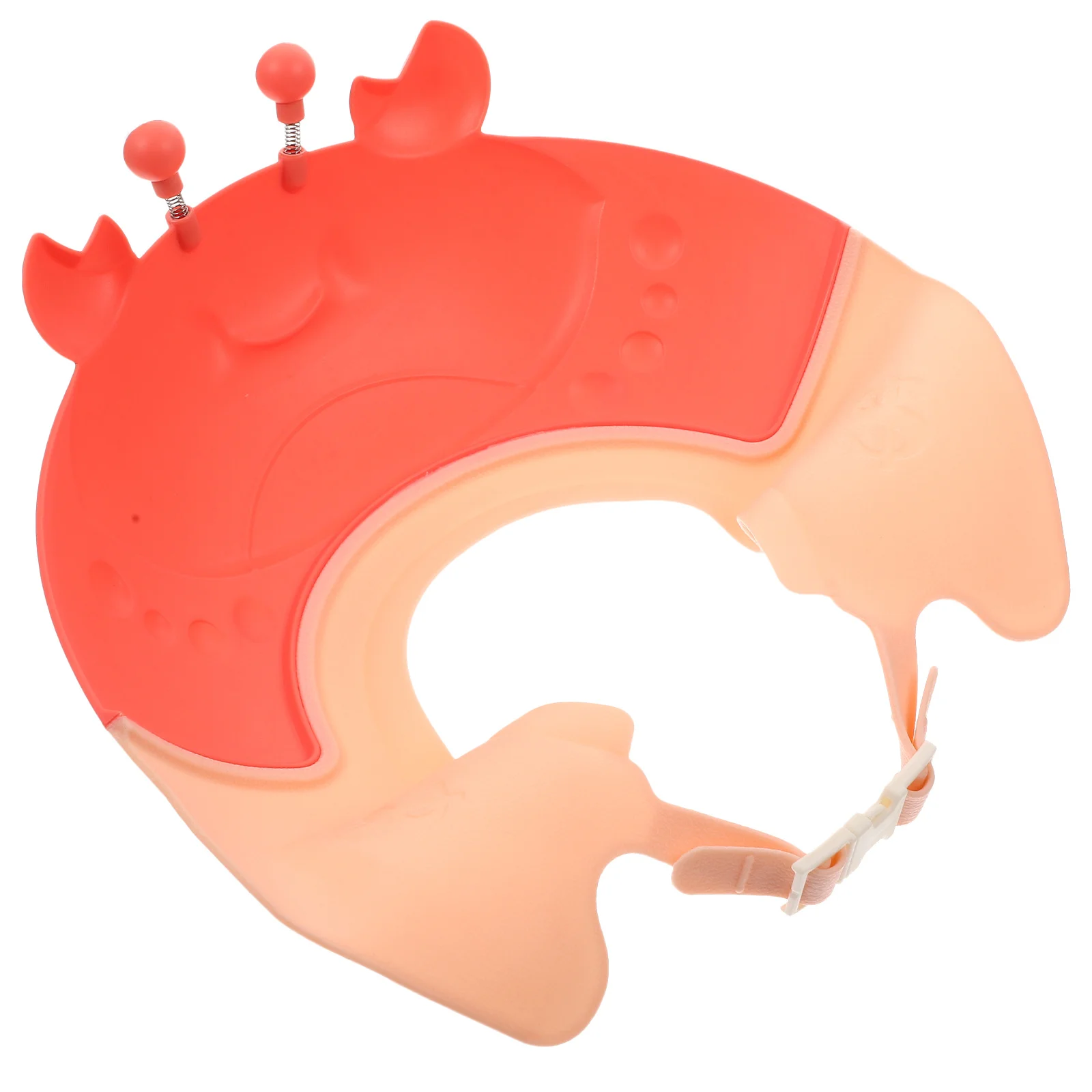 Chapéu de banho de bebê à prova d'água, design de desenho animado, touca de lavagem de cabelo para crianças, bebês, chuveiro, equipamento de proteção, chapéu de banho de bebê