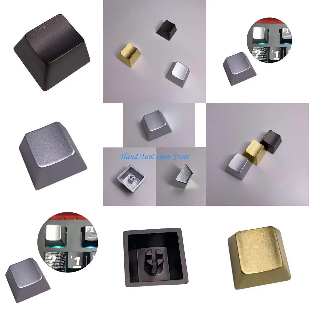 H37F Originalhöhe Zink -Legierungsschlüsselkap in Matte Finish Keycap für mechanische Keyboard -Spieler und -Programmierer