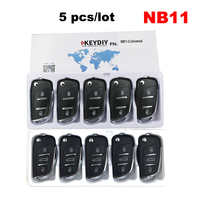 KEYDIY NB11 Universal Car Key 5 PCS/LOT 2 3 Button Multi-functional KD Remote NB Series Key For KD900 KD900+URG200 ATT-36 ATT-46