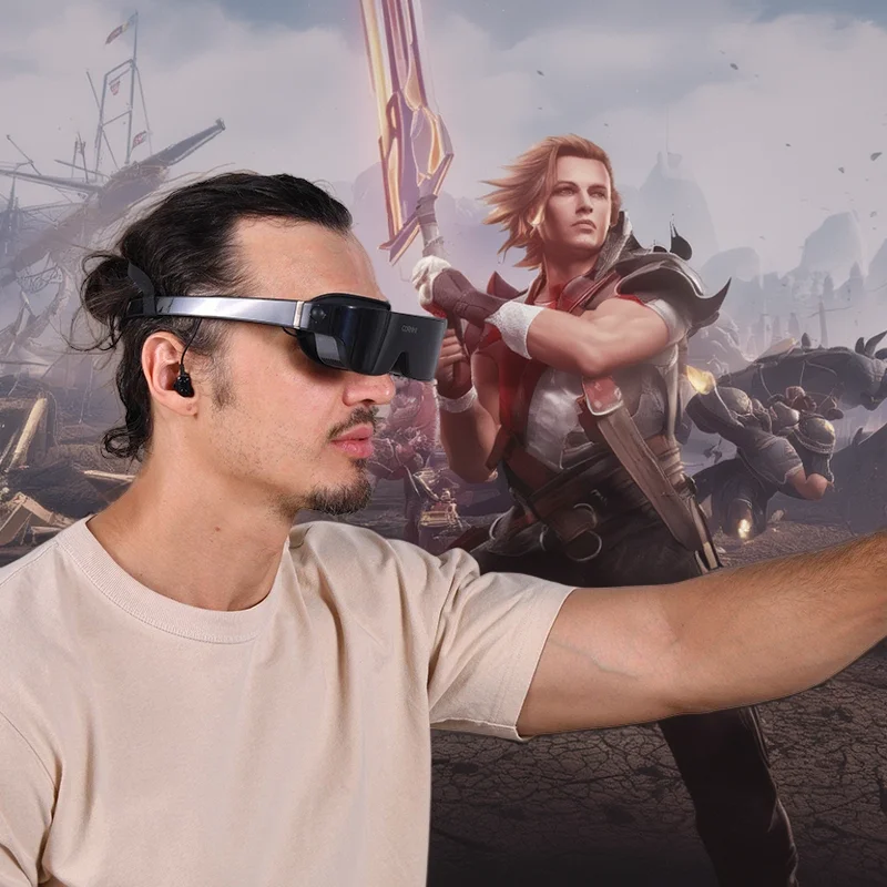 

All-In-One Head Mounted Game Movie Video 3D Theater Virtual Reality Headset Vr Glasses Headset Vr Smart Glasses