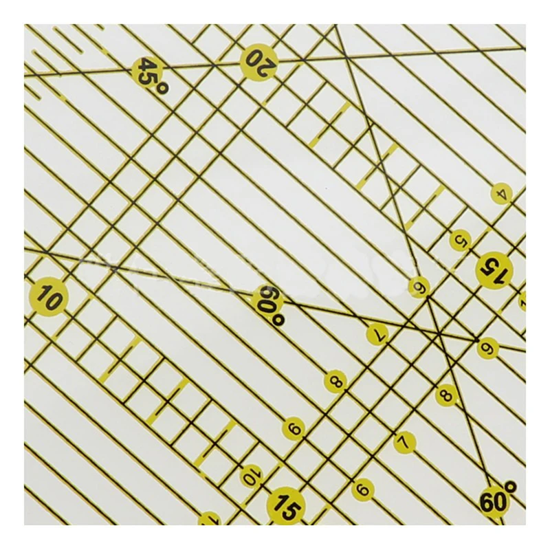 30*15cm Cutting Ruler DIY Garment Design Drawing Cutting Craft Ruler Sewing Mat Making Patchwork Cloth Ruler 30/45/60/90 Degree