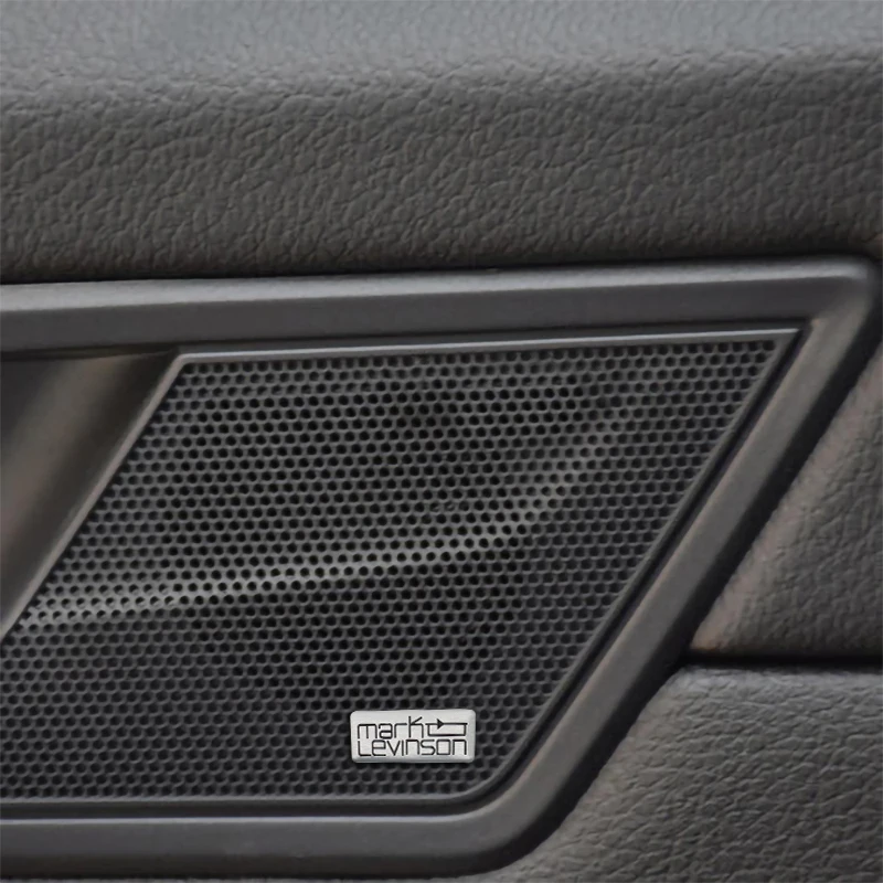 ثلاثية الأبعاد الألومنيوم مارك ليفينسون سيارة التصميم شارة شعار مكبر صوت للسيارة ملصقات الصوت لكزس GX460 IS250 RX IS Sport LX570 IS300 LS46