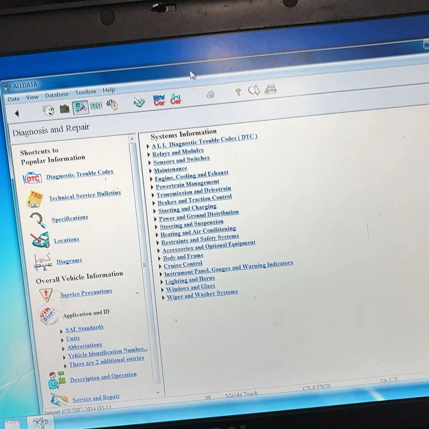 alldata 10.53 with Wiring diagram software auto repair softwares All data Mit ATSG car software hdd ready use