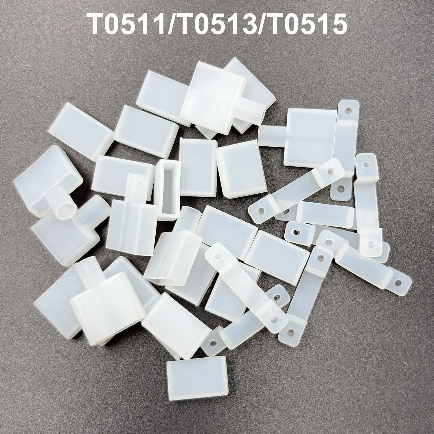

T0511/T0513/T0515 Led Neon Light Strip Head And Tail Plugs End Cap Accessories Silica Gel Tube Fixed Clip Connector