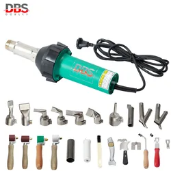 Temperature Adjustable Plastic Welding Gun Hot Air Blower PVC Banner Welder Hot Air Gun for Car Bumper 1600W 220V/120V Available