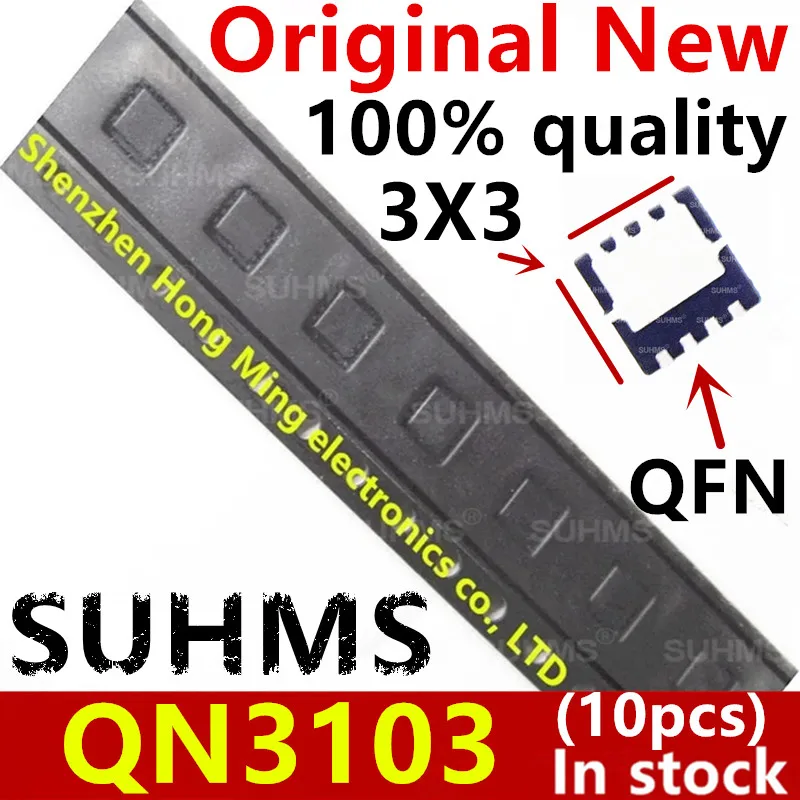 

(10piece)100% New QN3103 QN3103M3N QFN-8