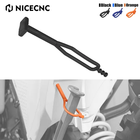 NICECNC 1998-2022 KTM EXC 300 XCW TPI EXCF 6 일 500 450 400 350 300 250 200 150 125 SX XC F 고무 배터리 스트랩 킥 스탠드