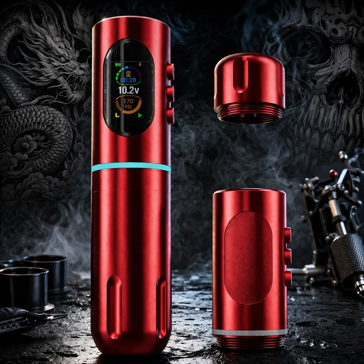 

Беспроводная тату-машинка Audersigt с мощным аккумулятором и бесщеточным мотором для татуировок и боди-арта