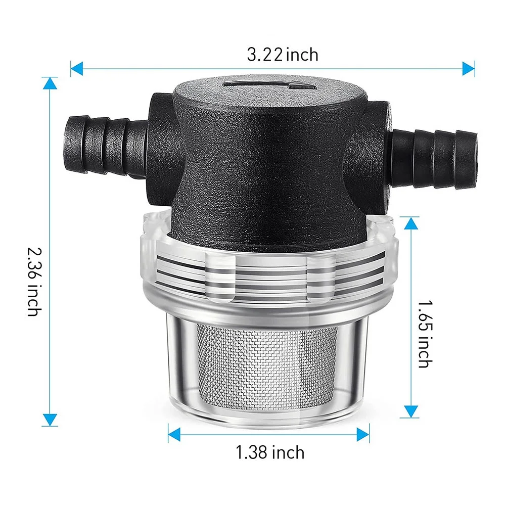 مصفاة المياه انبوب ماء تصفية 1/2 بوصة اكسسوارات لغسلات السيارات لأجهزة غسل الأرضيات لغسالات الضغط مفيدة