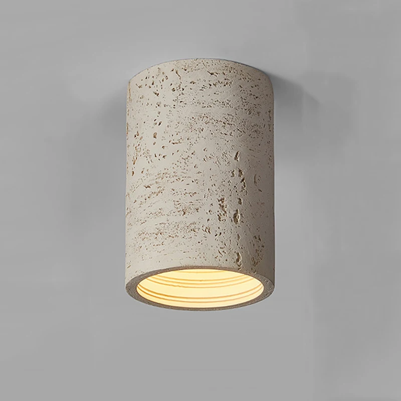 Wabi Sabi Red Cement Downlight Japan Beige Surface Led Down Light Nordic Grey Anti-glare Ceiling Spotlight Corridor Bedroom