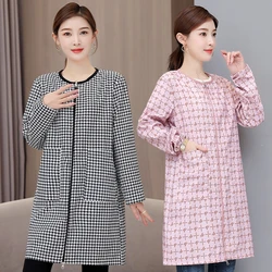 Waterproof Work Clothes Long Sleeve Pet Grooming Clothing Pet Groomer Smock Beauty Salon Uniforms Hair Salon Hairdresser Robe
