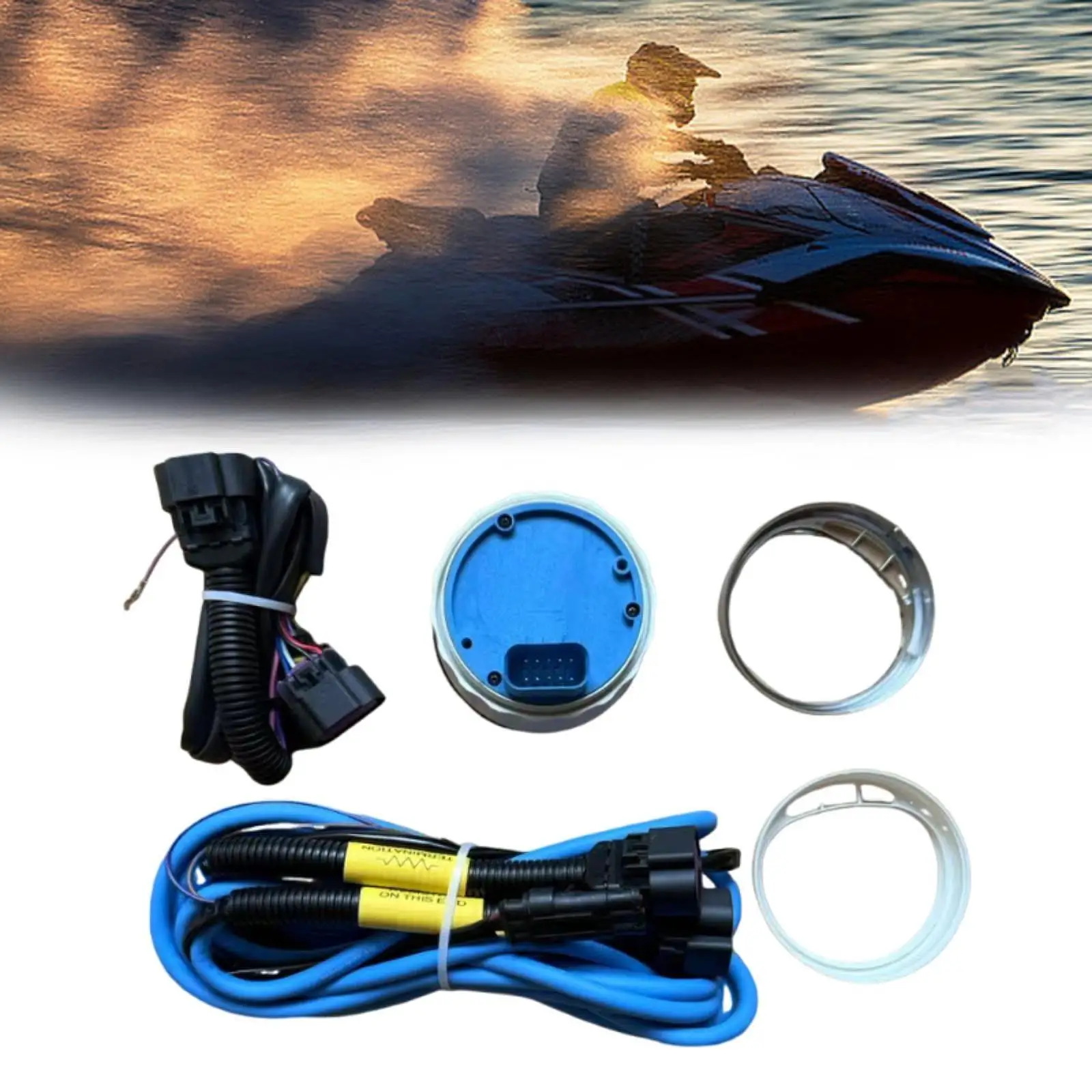 

Аксессуар для тахометра двигателя лодки, датчик оборотов, сверхмощный, прямая замена металла